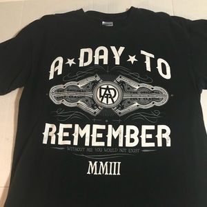 A day to remember concert t-shirt ADTR large